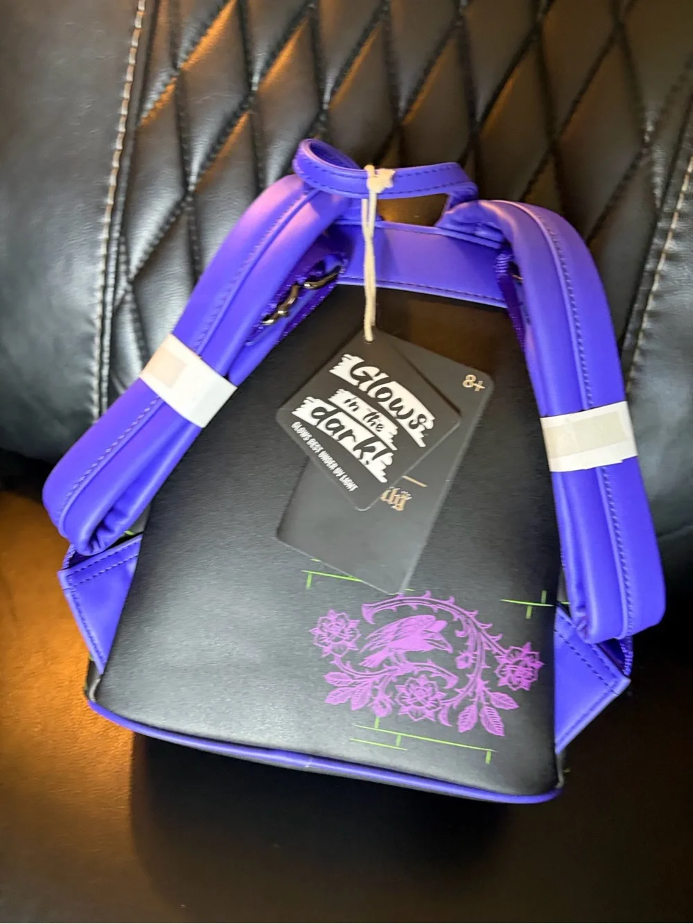 Loungefly Disney Villains Lenticular Mini Backpack Glow Maleficent Evil Queen